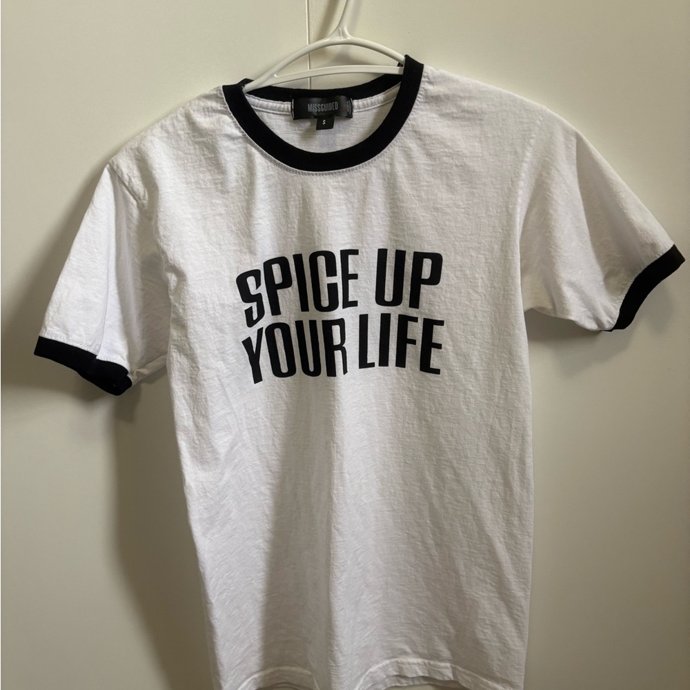 Missguided Monochrome Tee